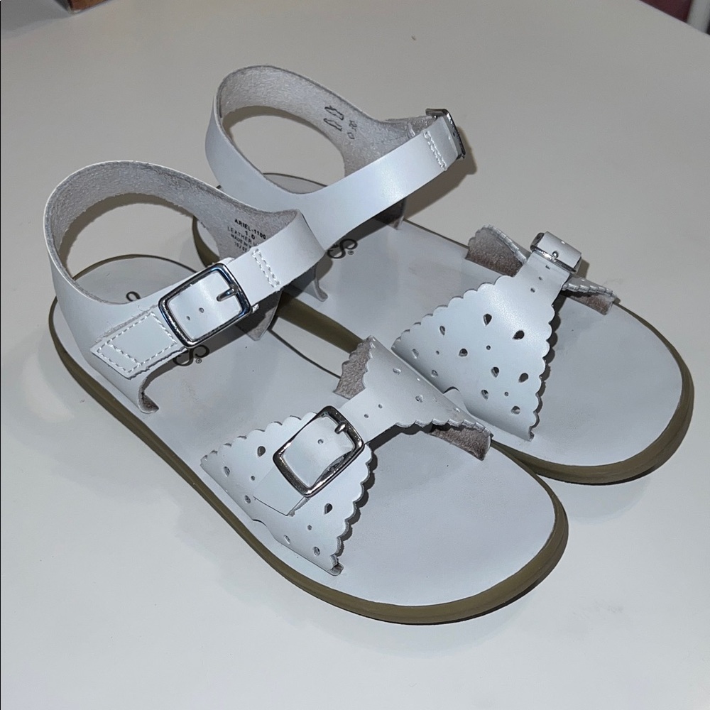 Footmates Girls White Sandals